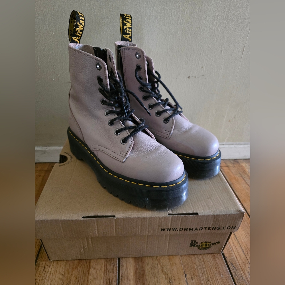 Dr. Martens Women's Nude Pink Boots